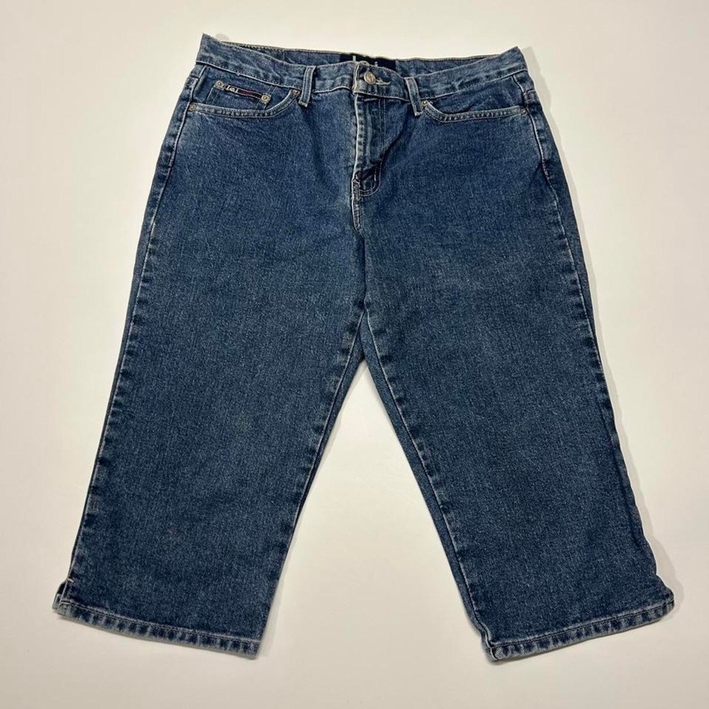 L.e.i. Dark Wash Cropped Capri Jeans Womens Size 11